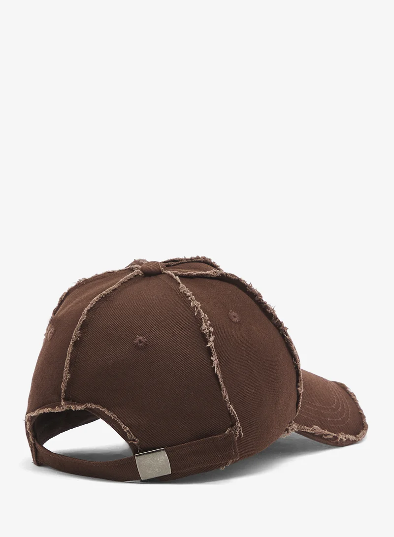 Ginger Distressed Detail Cap